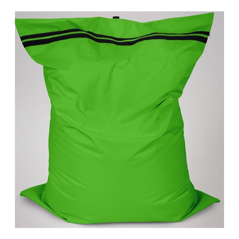Sedací polštář Oskar s vnitřním vakem zelený polyester
