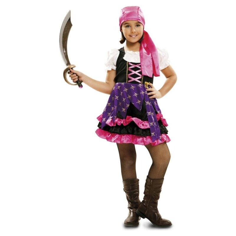 Dětský kostým Cikánská pirátka Pro věk (roků) 10-12
