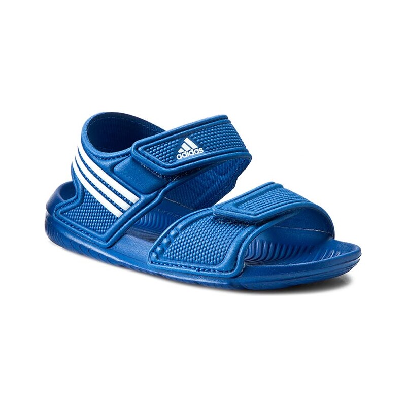 Sandály adidas - Akwah 9 K S74649 Eqtblu/Ftwwht/Ftwwht