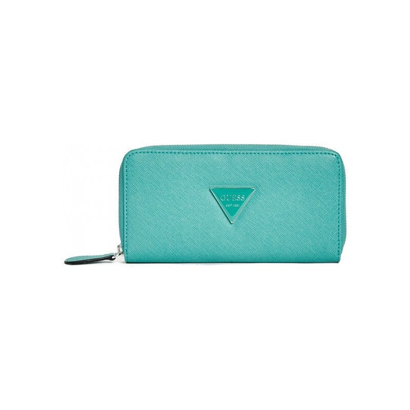GUESS GUESS Abree Large Zip-Around Wallet - green