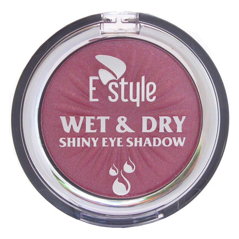 Chris Cosmetics E style Wet & Dry Shiny Eye Shadow Mono oční stíny 09 flirt 6g