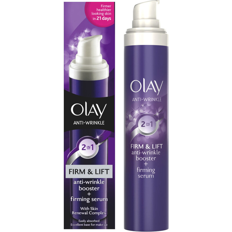 Omlazující sérum a denní krém Olay Anti-Wrinkle Firm & Lift 2in1 Cream + Serum