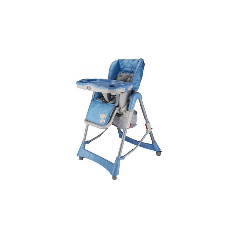 BabyGO Dětská jídelní židle Maxi - modrá