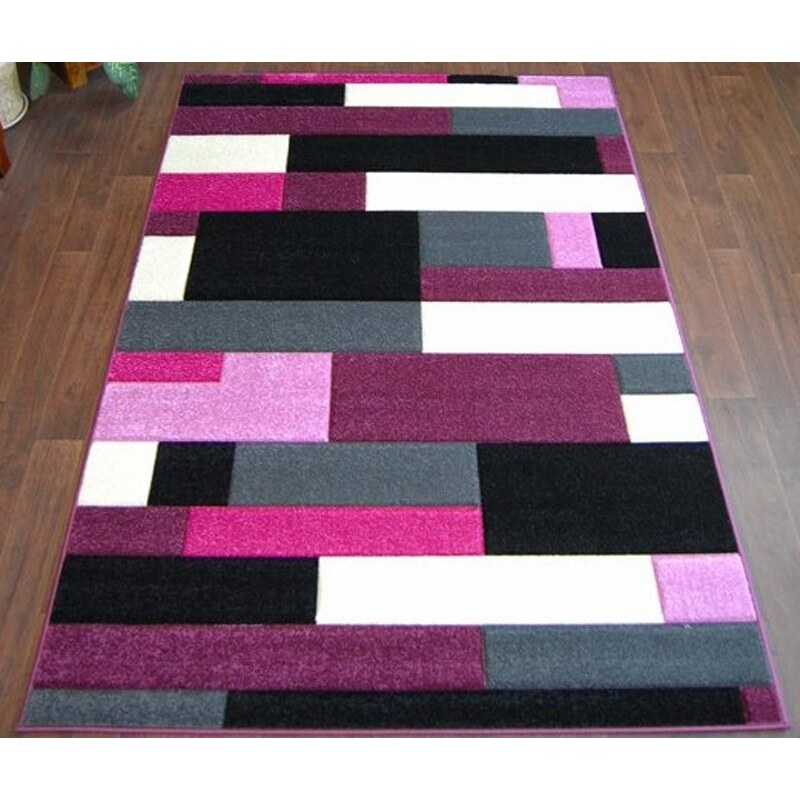 Orfa Kusový koberec PILLY 8403 black purple