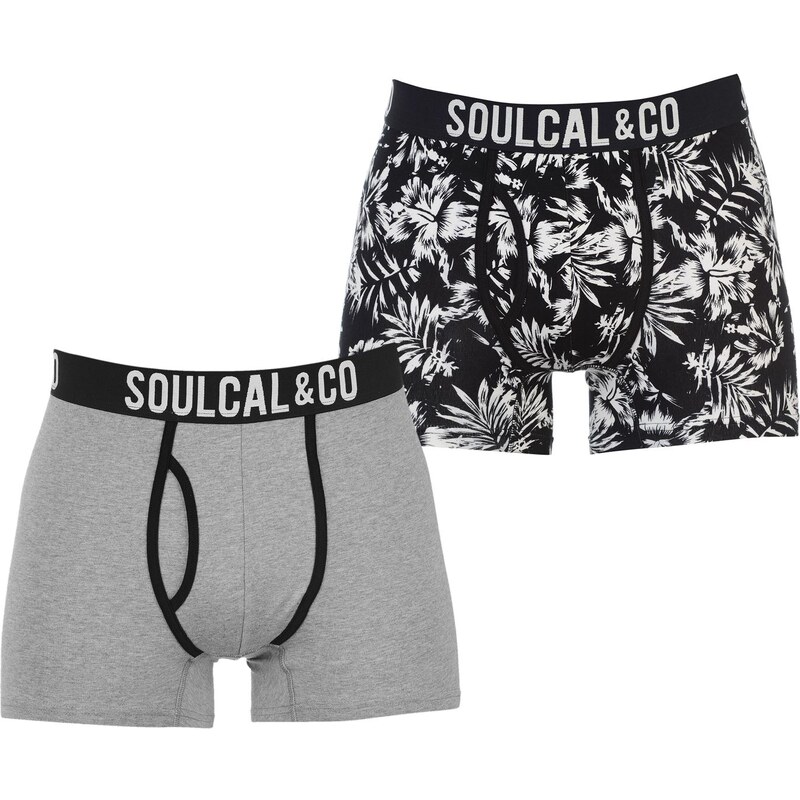 Soul Cal Boxerky SoulCal Floral pán. námořnická modrá/bílá