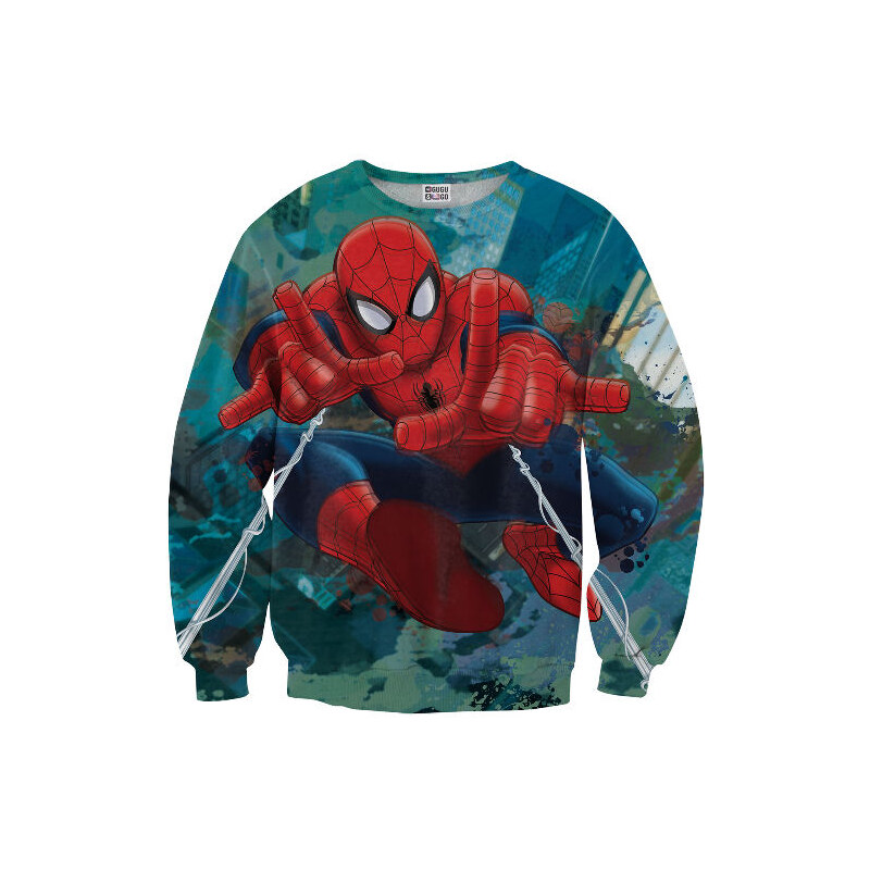 Mr. GUGU & Miss GO Sweater Spider-Man Blurred