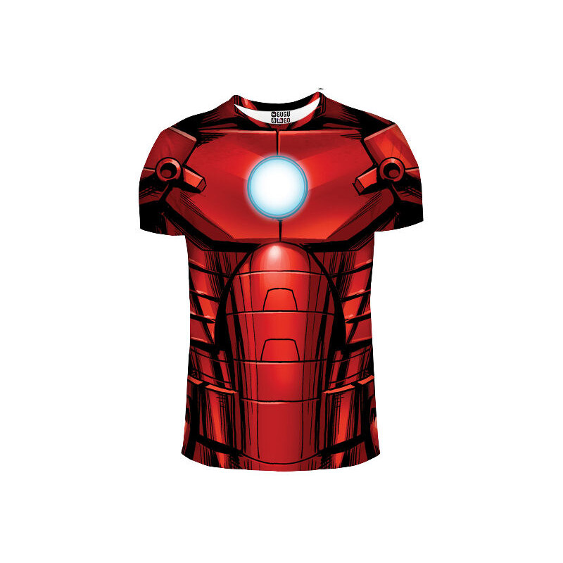 Mr. GUGU & Miss GO T-Shirt Iron Man Suit