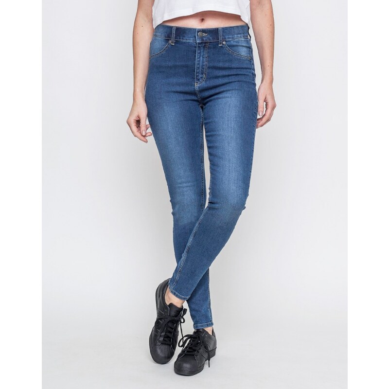 Kalhoty Cheap Monday High Spray Mid Blue