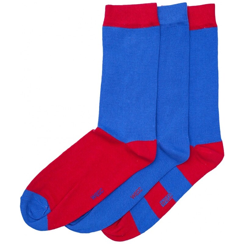 Ponožky WeSC Remark socks pompeian red