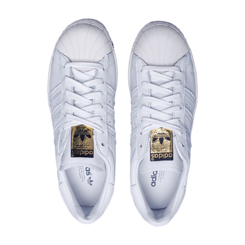 Sneakers - tenisky Adidas Originals SUPERSTAR 80s DLX FTWWHT/FTWWHT/CWHITE