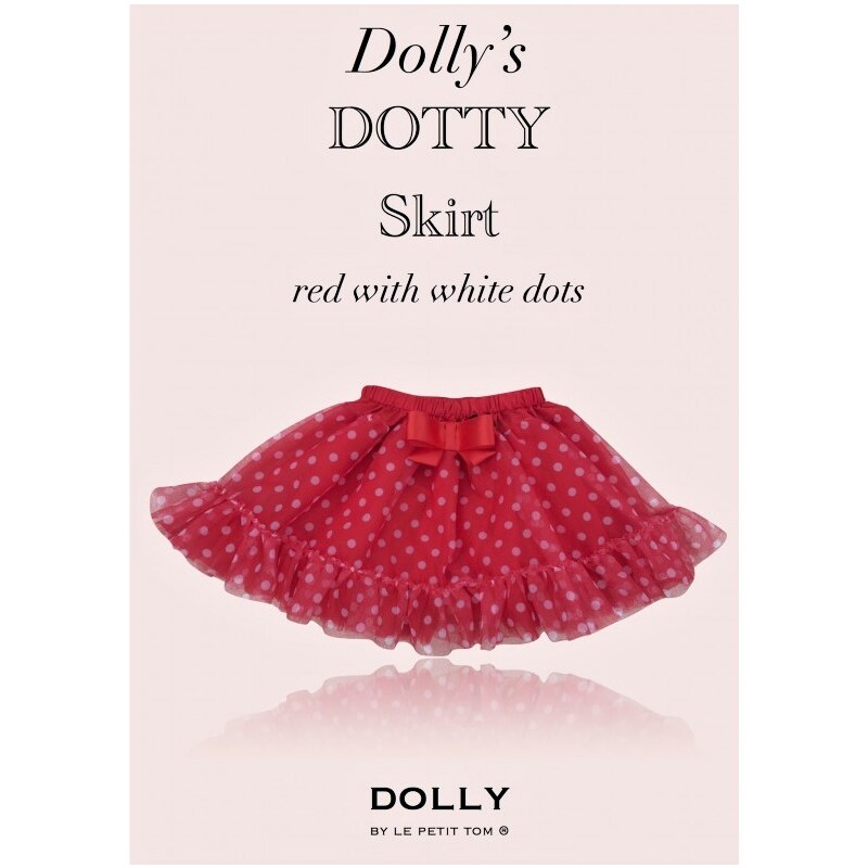 Le Petit Tom Sukně Dolly Red Polka