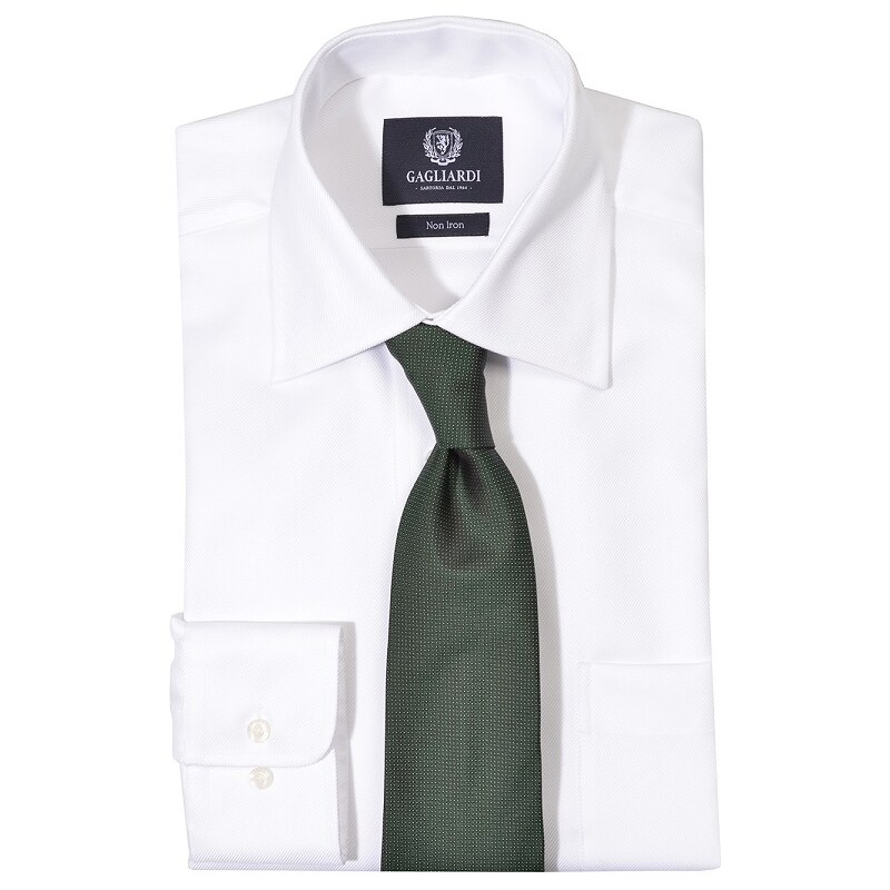Luxusní bílá košile Gagliardi - Twill