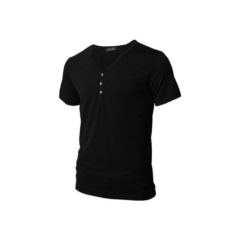 Doublju (USA / J.Korea) Luxusné pánske tričko lebky čierne