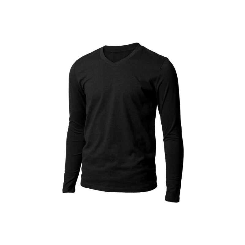 Doublju (USA / J.Korea) Pánske tričko s dlhým rukávom čierne