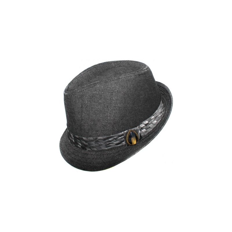 Elegantní pánský klobouk šedý