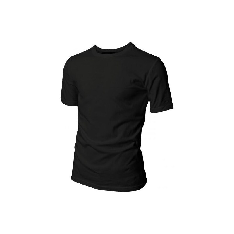 Jednobarevné pánské tričko černé