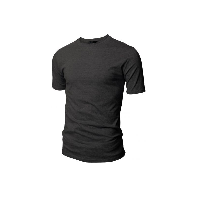 Doublju (USA / J.Korea) Jednofarebné pánske tričko šedé