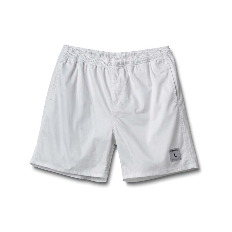 kraťasy DIAMOND - Dugout Shorts White (WHITE)