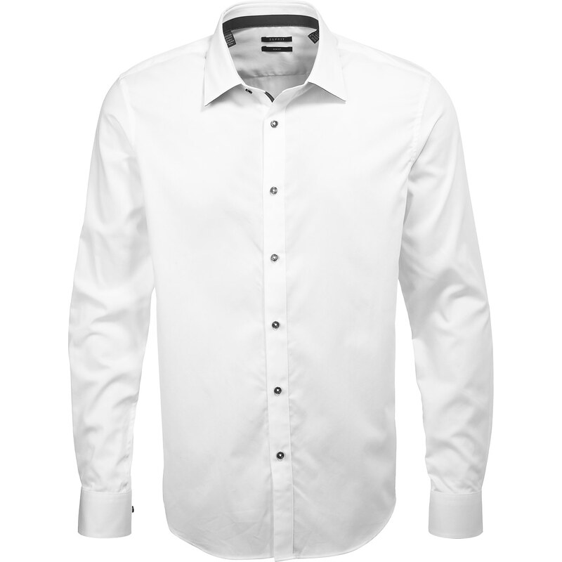 Esprit cotton shirt with texture + contrast details
