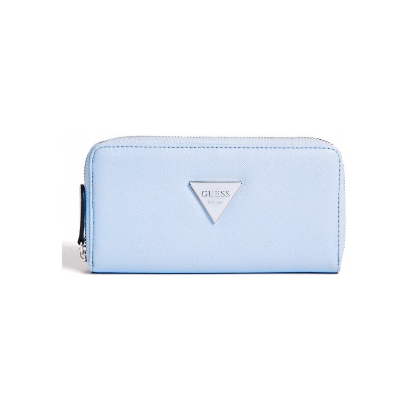 GUESS GUESS Abree Large Zip-Around Wallet - cloud