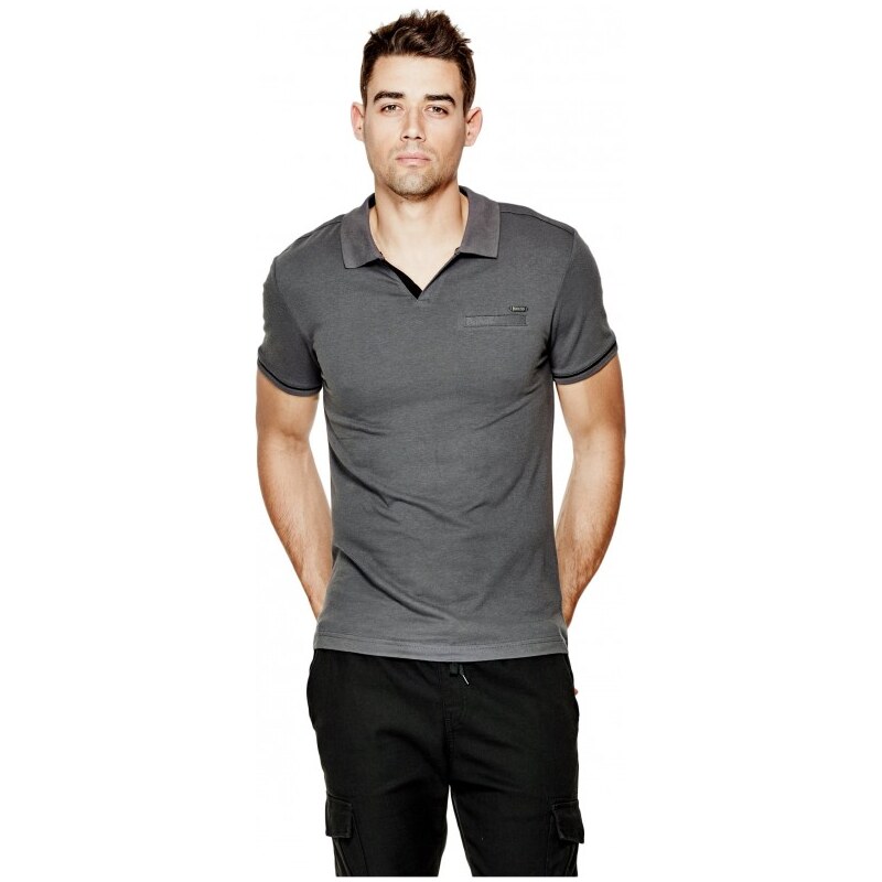 GUESS GUESS Salvator Johnny Polo - concrete grey