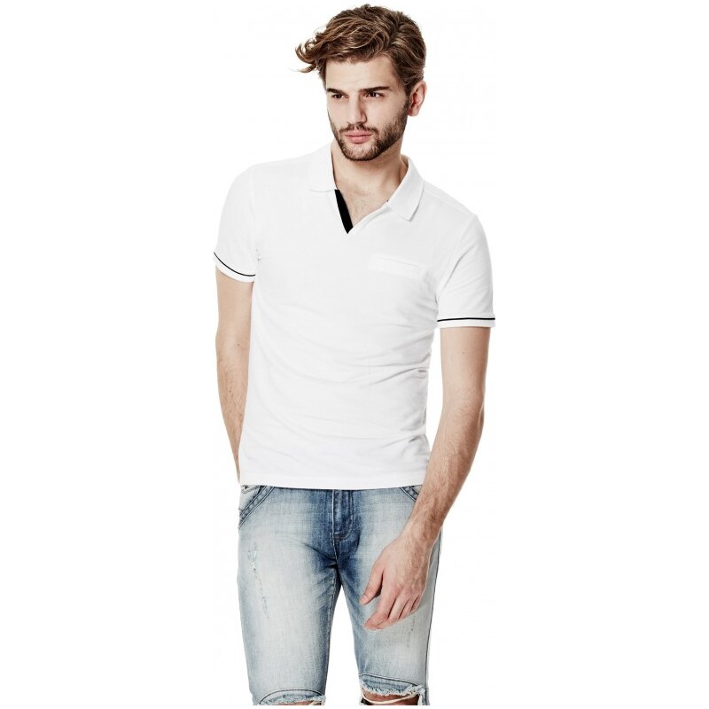 GUESS GUESS Salvator Johnny Polo - true white