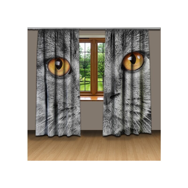 Xdecor Závěsy kočičí pohled (140 x 250 cm) - Dekorační závěs