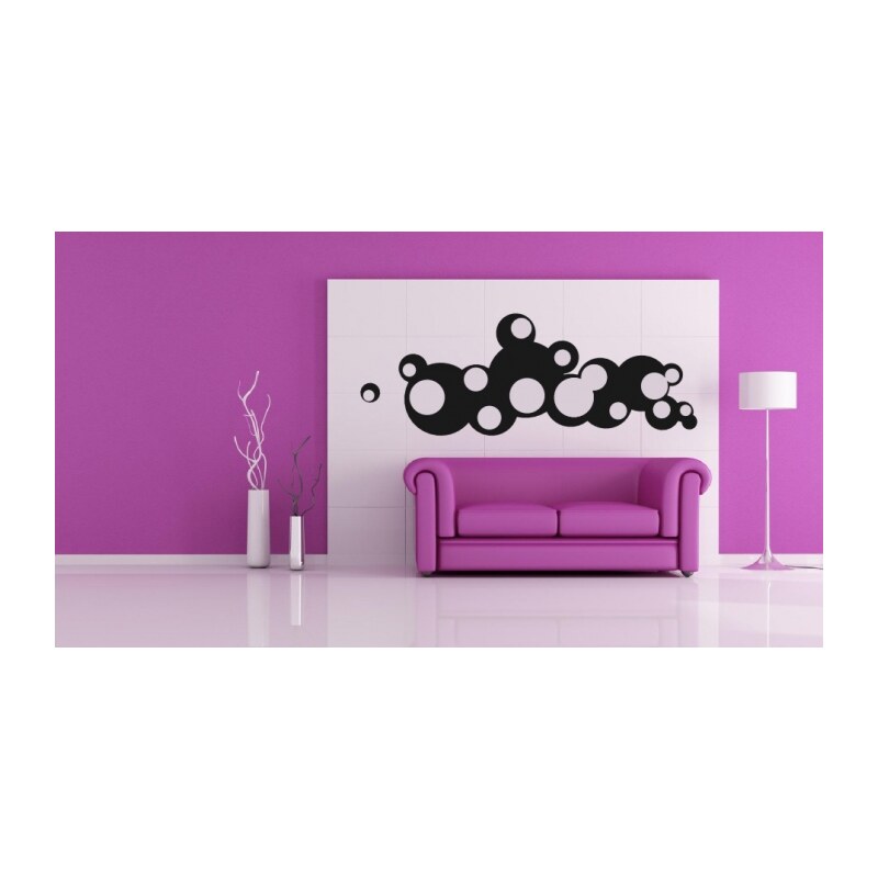 Xdecor Bubliny modern (130 x 47 cm) - Samolepka na zeď