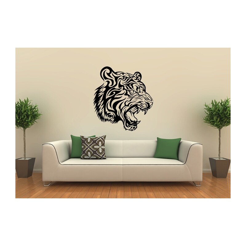 Xdecor Hlava tygra (60 x 57 cm) - Dekorace na stěnu