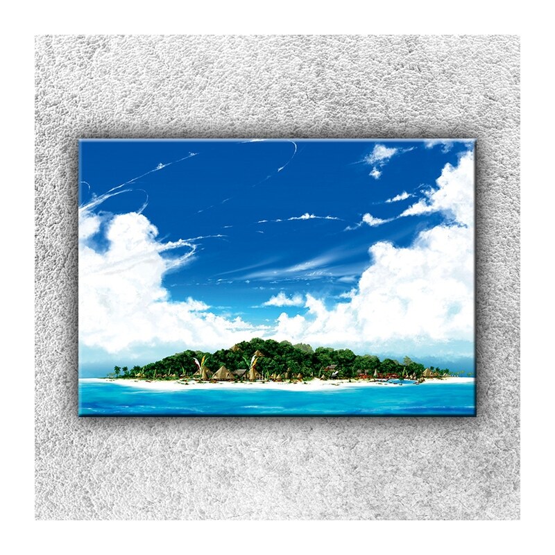 Xdecor Pohádkový ostrov 1 (50 x 35 cm) - Jednodílný obraz