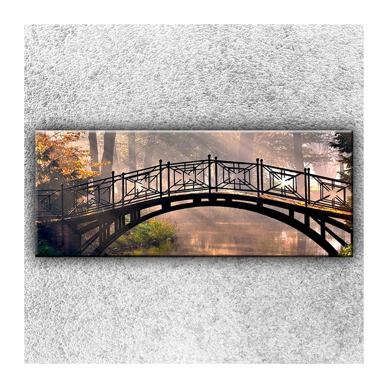 Xdecor Ocelový mostek 2 (150 x 60 cm) - Jednodílný obraz