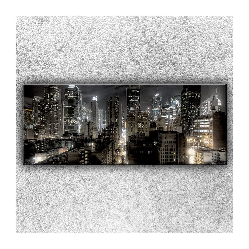 Xdecor Temné město 2 (150 x 60 cm) - Jednodílný obraz