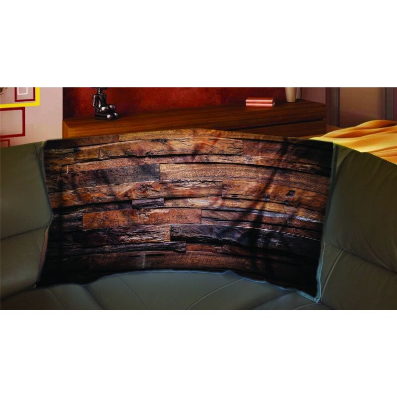 Xdecor Dřevo 2 150 x 120 cm - Fleecová deka