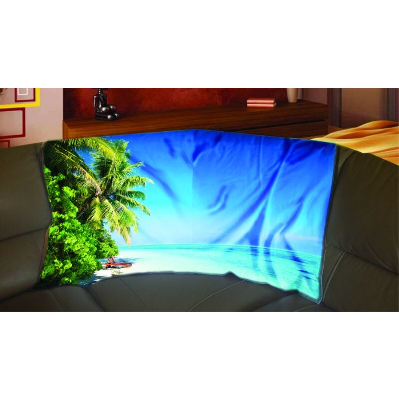 Xdecor Palmy 150 x 120 cm - Fleecová deka