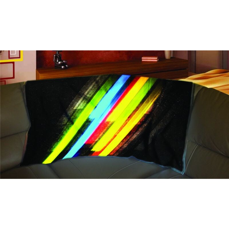 Xdecor Pruhy barev 150 x 120 cm - Fleecová deka