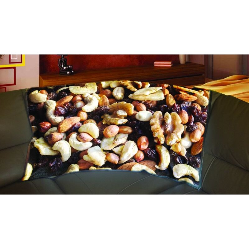 Xdecor Ořechy 150 x 120 cm - Fleecová deka