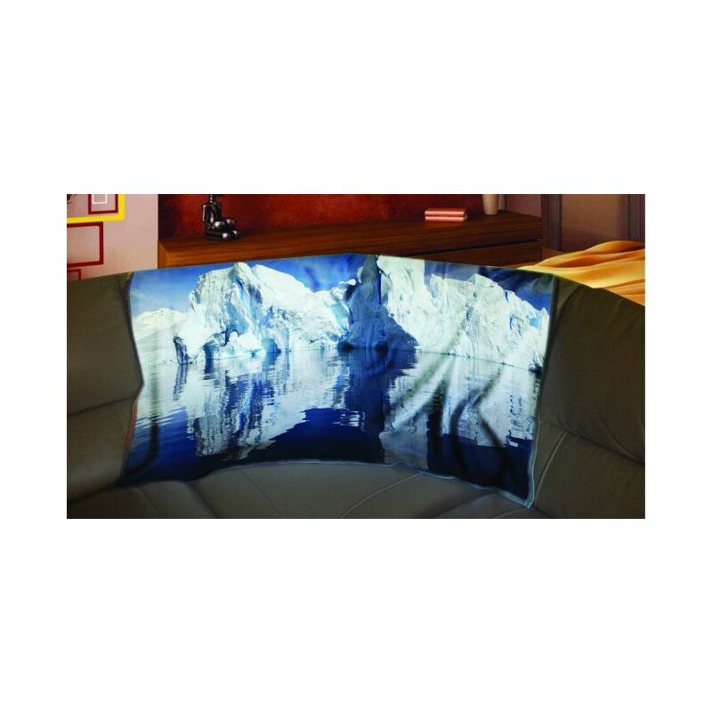 Xdecor Ledovec 2 150 x 120 cm - Fleecová deka