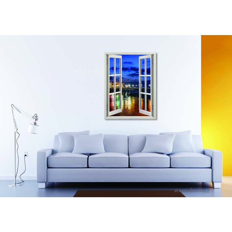 Xdecor Noční molo (80 x 62 cm) - Okno živá dekorace