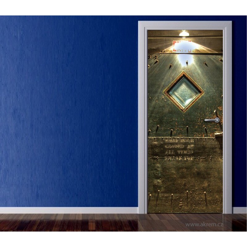 Xdecor Dveře do skladu (92 × 210 cm) - Živá dekorace na dveře