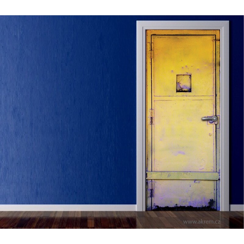 Xdecor Plechové (92 × 210 cm) - Živá dekorace na dveře