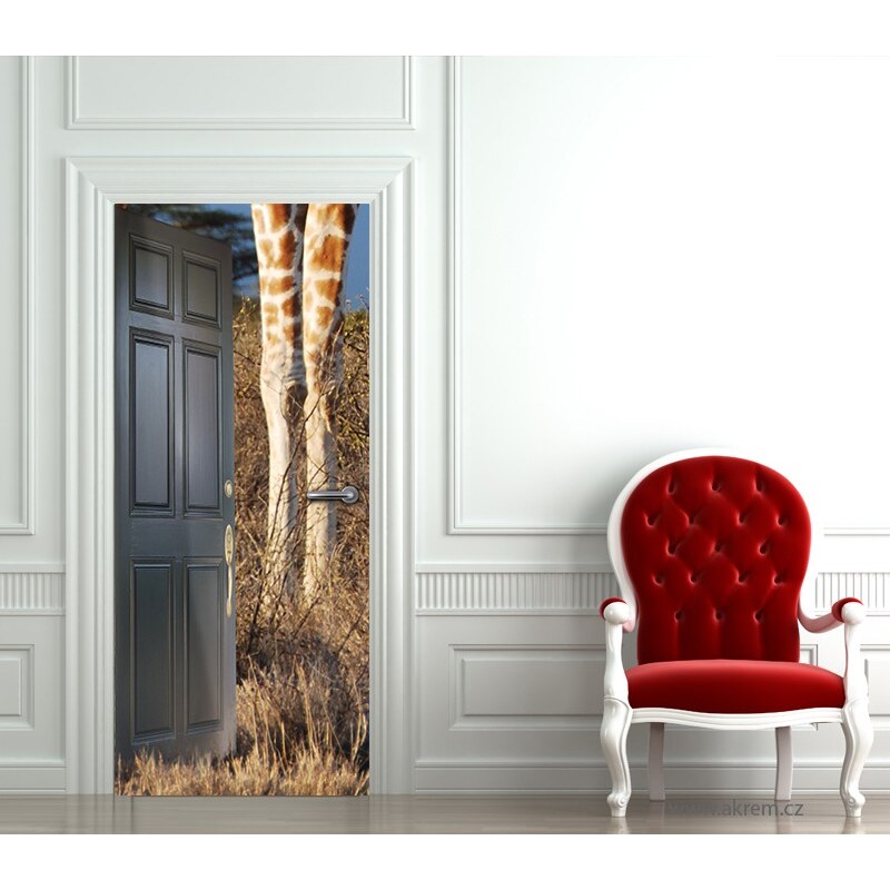 Xdecor Safari (92 × 210 cm) - Živá dekorace na dveře