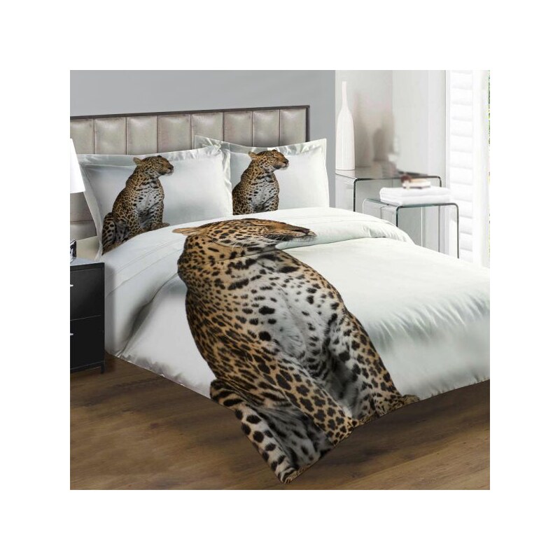 Xdecor Sedící gepard 200 x 140 cm, 90 x 70 cm - Povlečení