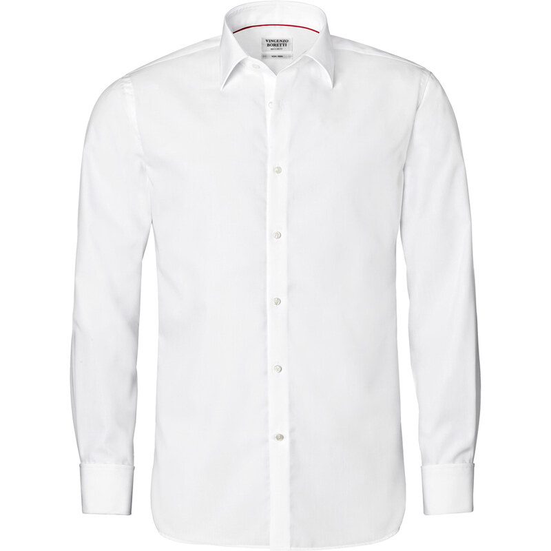 Luxusní bílá pánská košile Vincenzo Boretti RF708