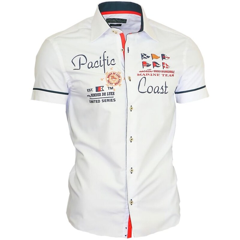 Binder de Luxe Pánská košile s krátkým rukávem Binder 820-01