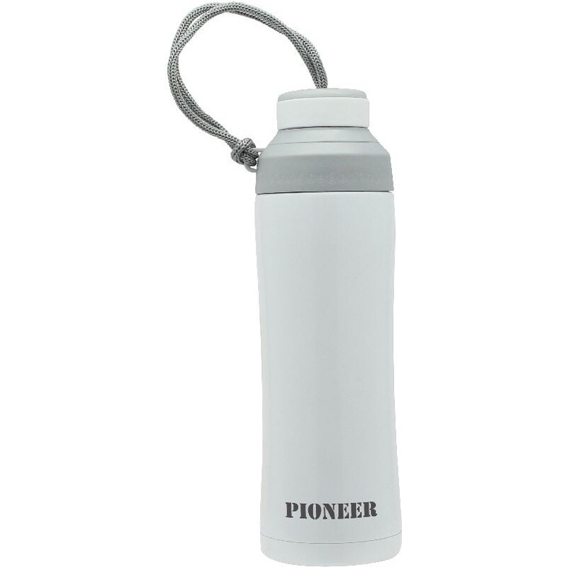 Bílá sportovní lahev Pioneer, 450 ml