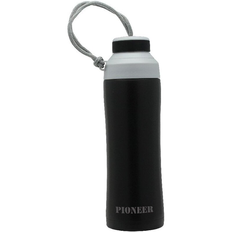 Černá sportovní lahev Pioneer, 450 ml