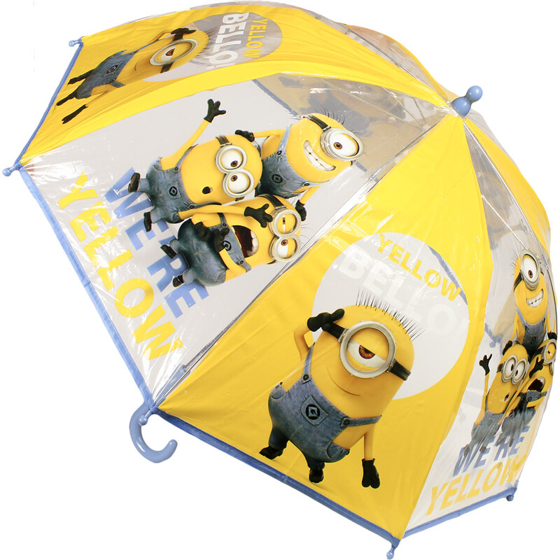 Disney Brand Dětský deštník Mimoni - žlutý