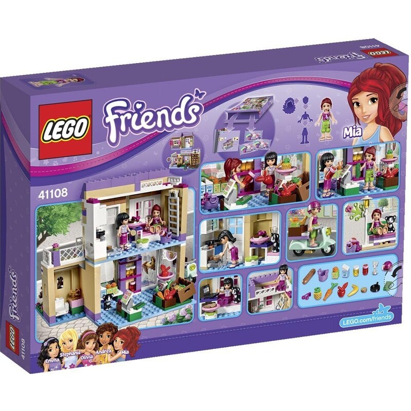 LEGO® Friends 41108 Trh s potravinami v městečku Heartlake