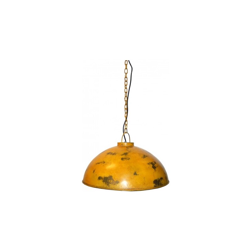 Industrial style, Žlutá závěsná lampa 30xx50cm (977)