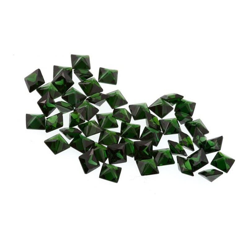 Zelené kubické zirkony dr150